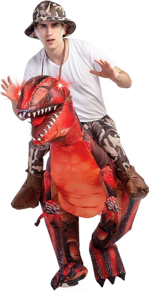 Children's inflatable dinosaur