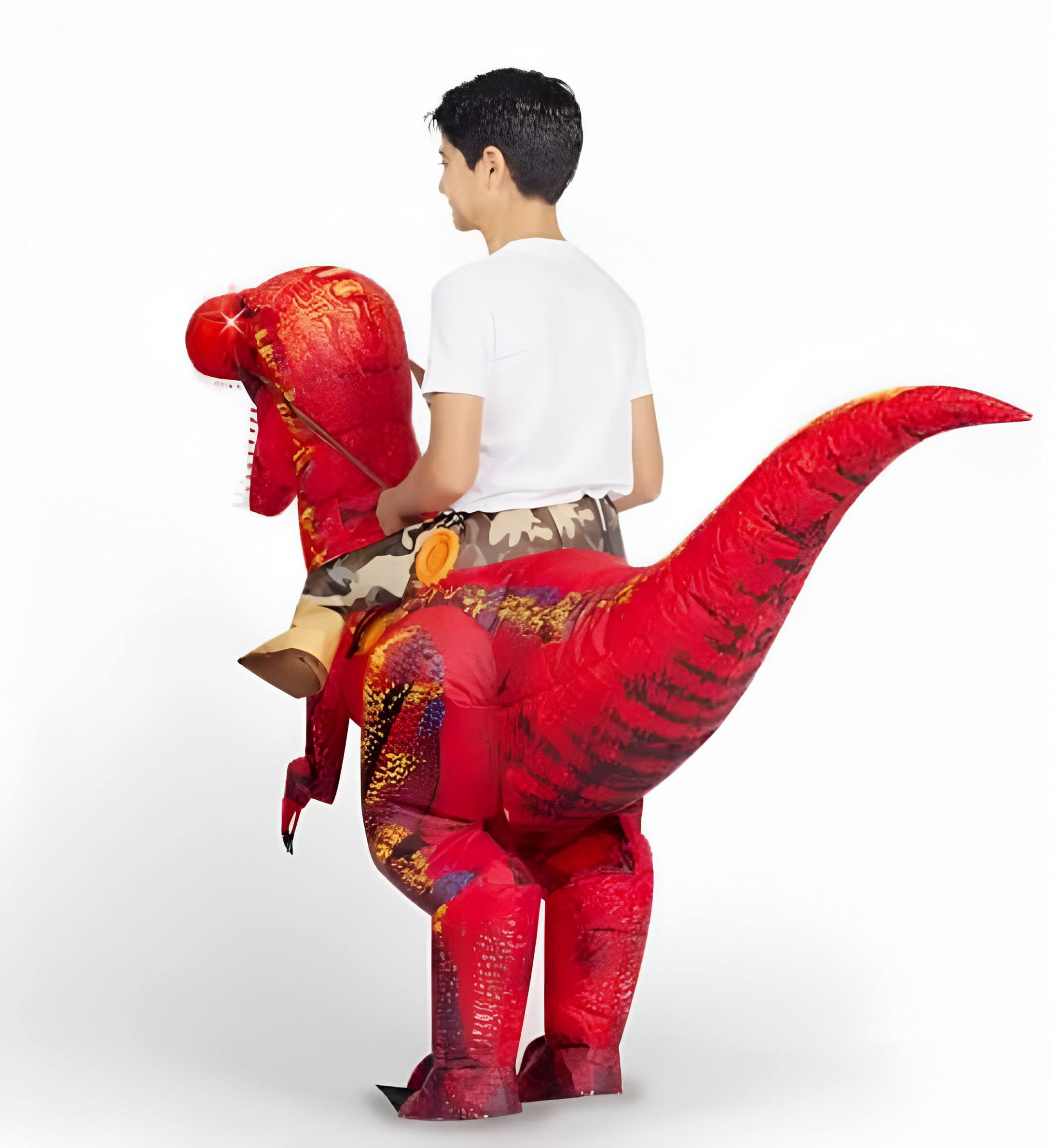 Children's inflatable dinosaur
