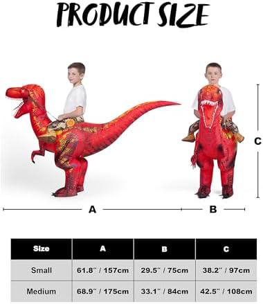 Children's inflatable dinosaur
