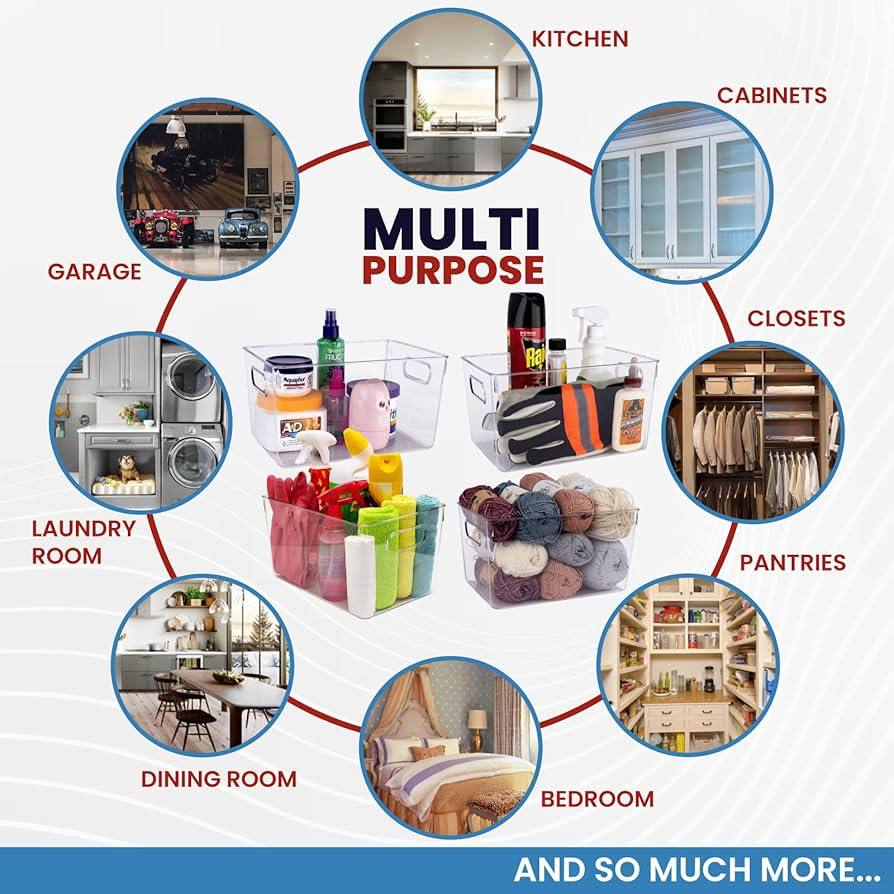 Clear Stackable Storage