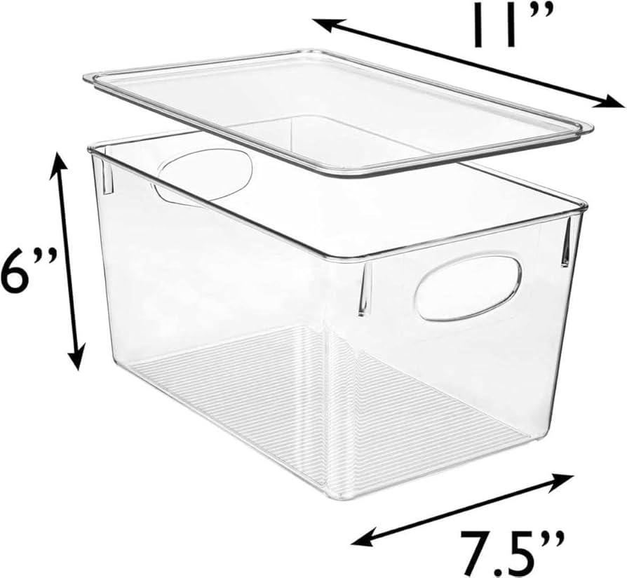 Clear Stackable Storage
