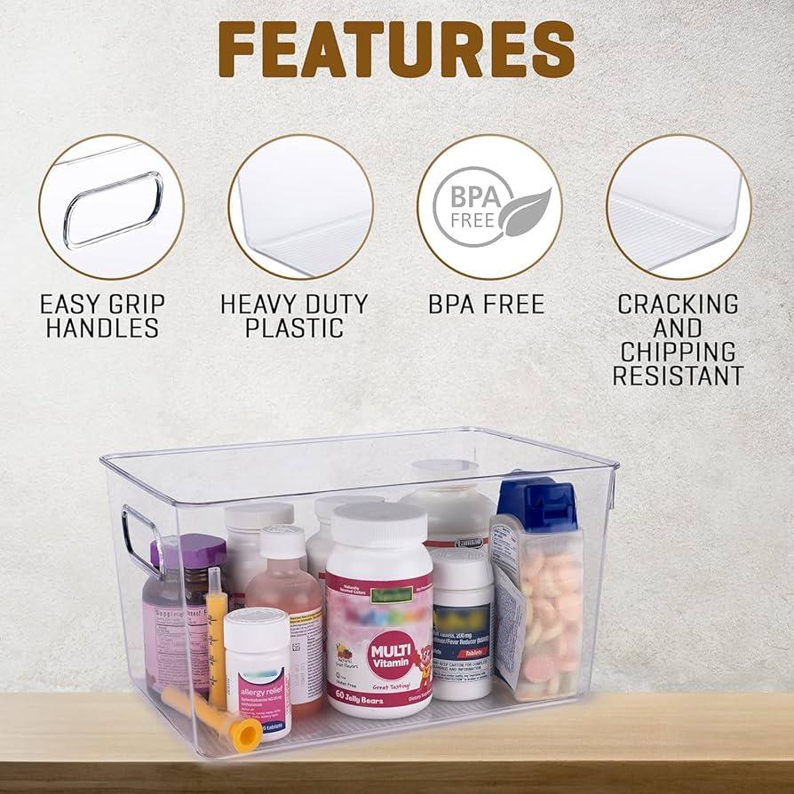 Clear Stackable Storage