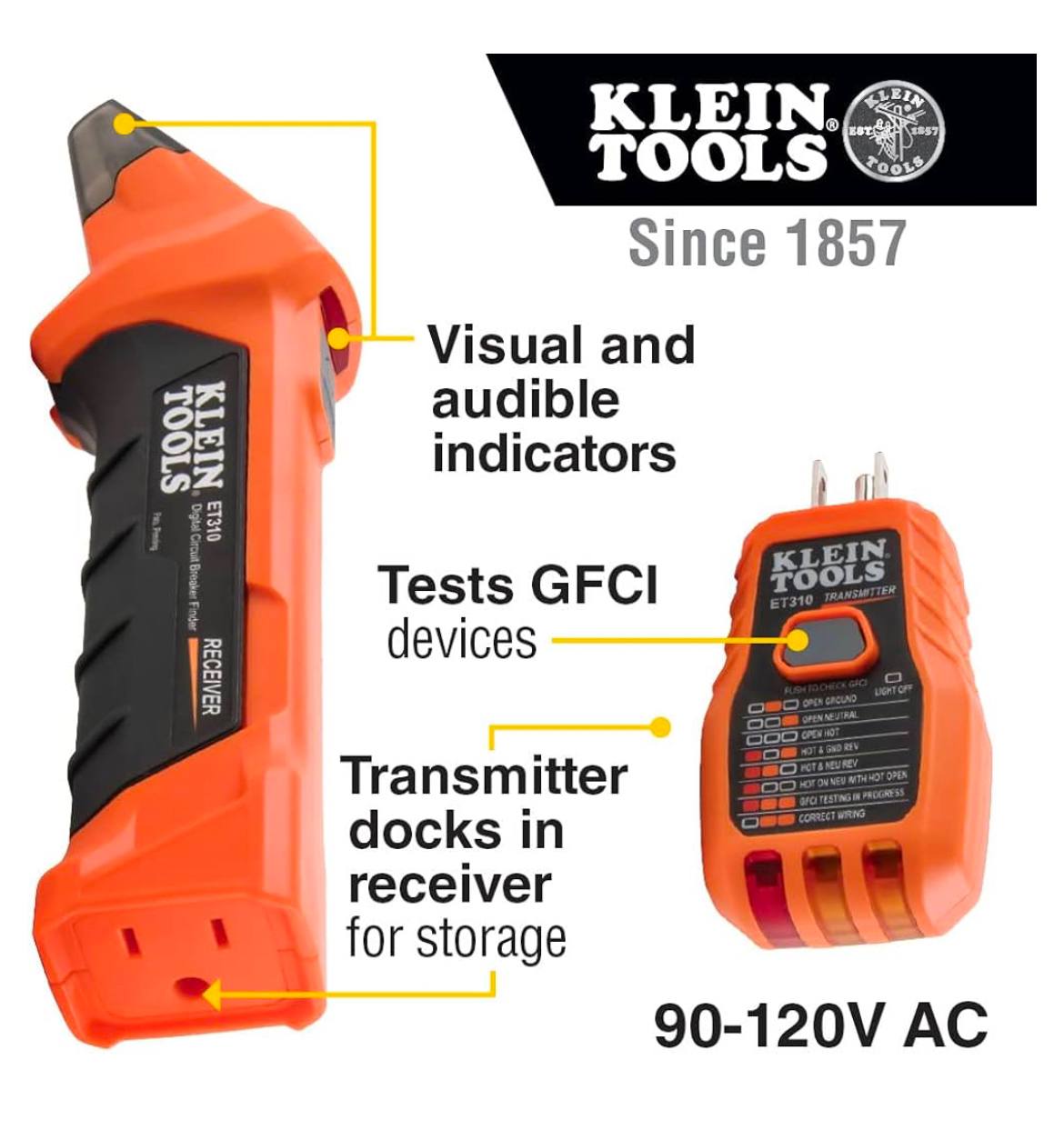Circuit Breaker Finder with GFCI Tester